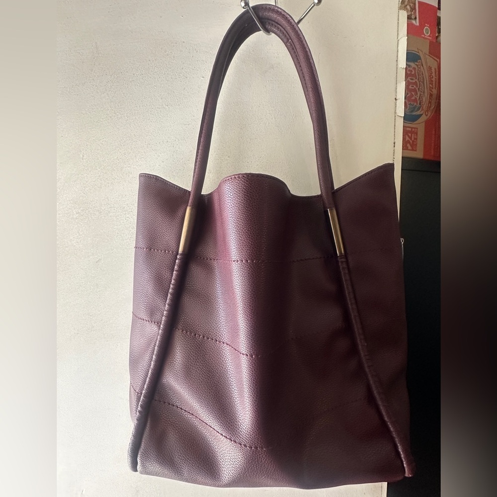 Neiman Marcus Deep Burgundy Tote